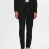 SELECTED 175 SLIM FIT BYXOR Black Discount