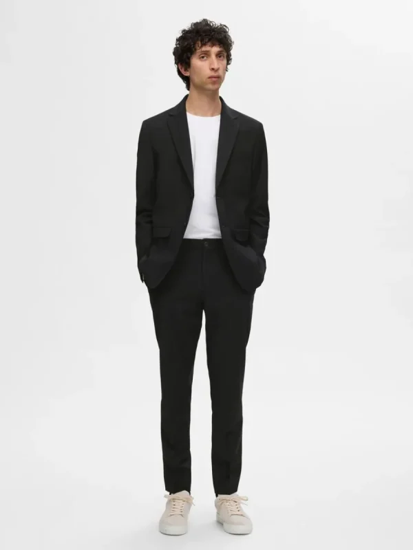 SELECTED 175 SLIM FIT BYXOR Black Discount