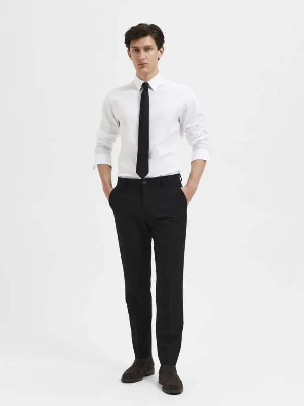SELECTED 175 SLIM FIT BYXOR Black Fashion