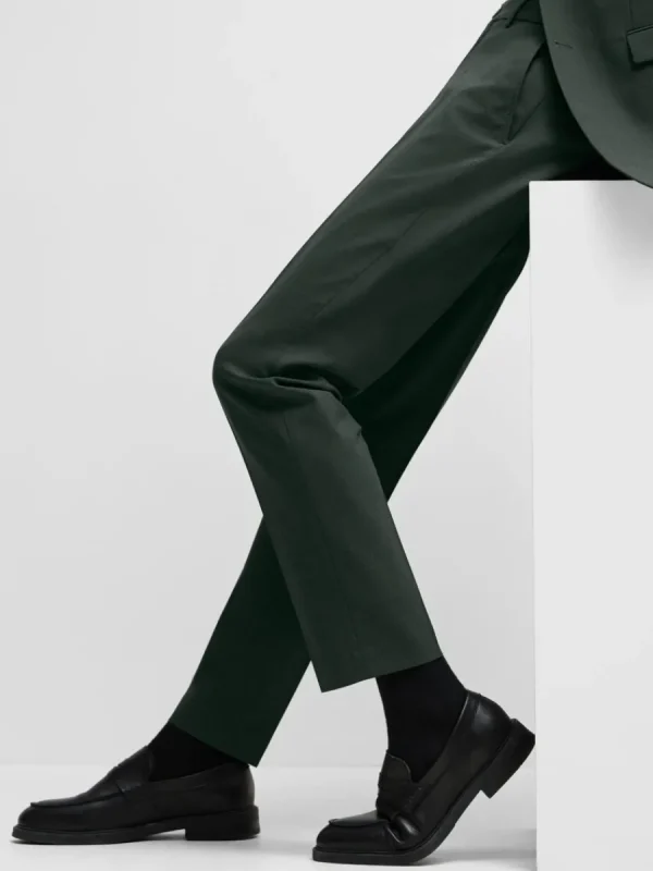SELECTED 175 SLIM FIT BYXOR Green Flash Sale