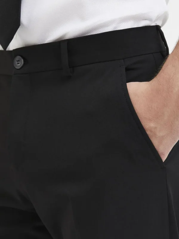 SELECTED 175 SLIM FIT BYXOR Black Fashion