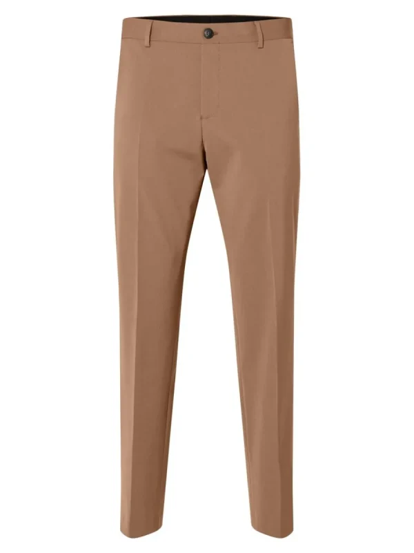 SELECTED 175 SLIM FIT BYXOR Brown Flash Sale