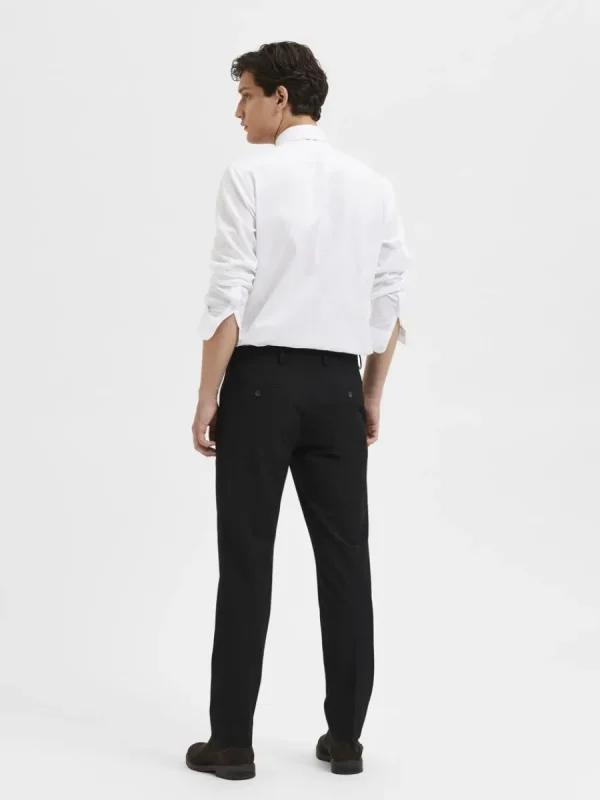 SELECTED 175 SLIM FIT BYXOR Black Fashion