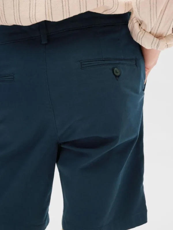 SELECTED SLIM FIT CHINOSHORTS Blue Best
