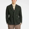 SELECTED SLIM FIT FISKBEN DUBBELKNÄPPT KAVAJ Green Cheap
