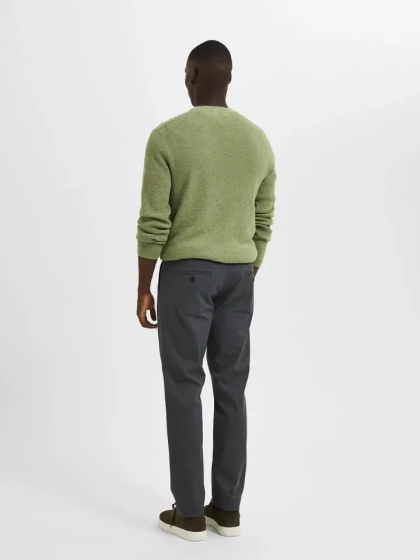 SELECTED 175 SLIM FIT FLEX CHINOS Grey Flash Sale