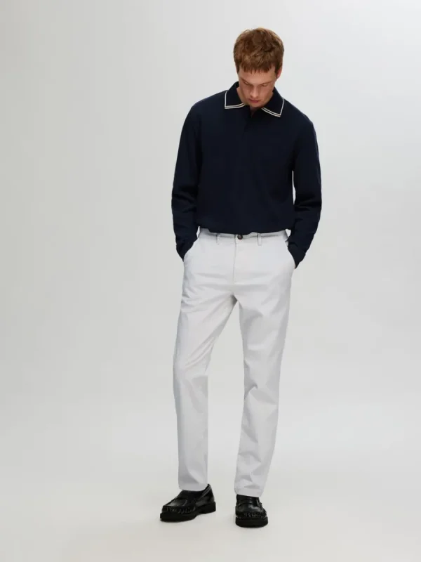 SELECTED 175 SLIM FIT FLEX CHINOS Grey Clearance