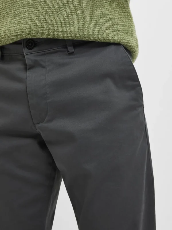 SELECTED 175 SLIM FIT FLEX CHINOS Grey Flash Sale