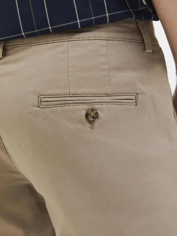 SELECTED 175 SLIM FIT FLEX CHINOS Brown Cheap