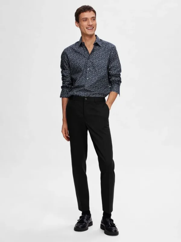 SELECTED SLIM FIT JERSEY KOSTYMBYXOR Black Store