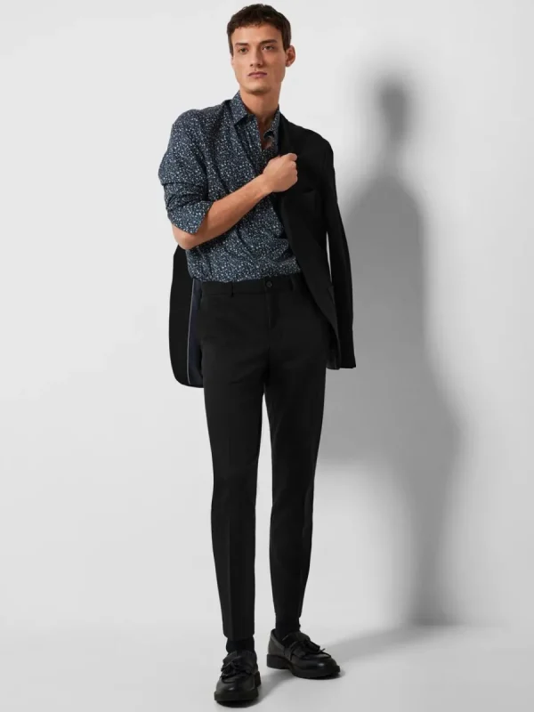 SELECTED SLIM FIT JERSEY KOSTYMBYXOR Black Store