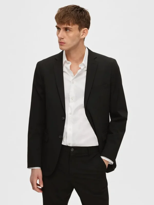 SELECTED SLIM FIT KAVAJ Black Outlet