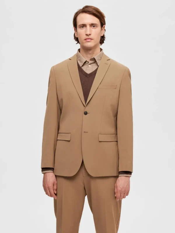 SELECTED SLIM FIT KAVAJ Brown Fashion