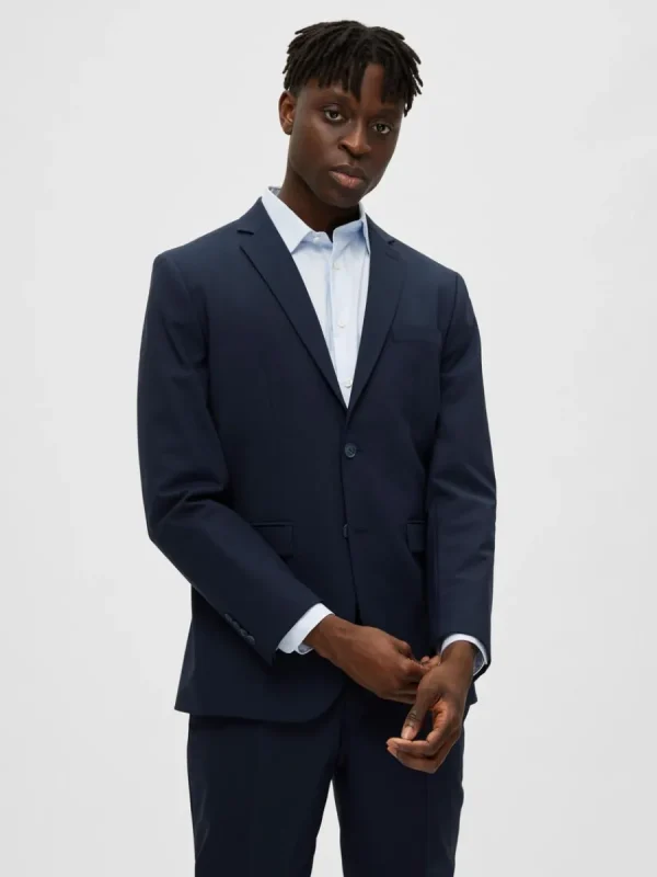 SELECTED SLIM FIT KAVAJ Blue Best Sale