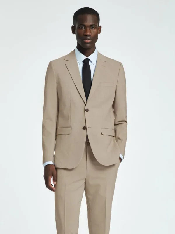 SELECTED SLIM FIT KAVAJ Beige Shop