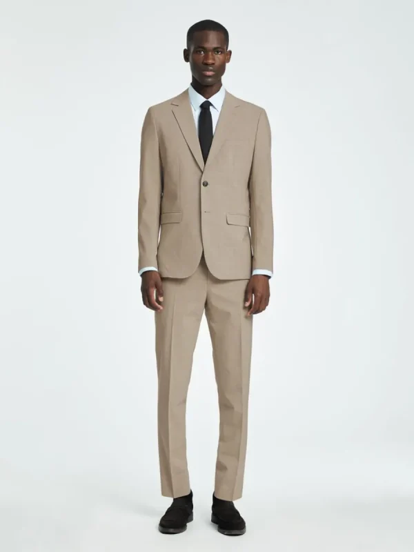 SELECTED SLIM FIT KAVAJ Beige Shop