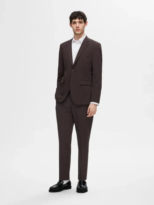 SELECTED SLIM FIT KAVAJ Brown Discount