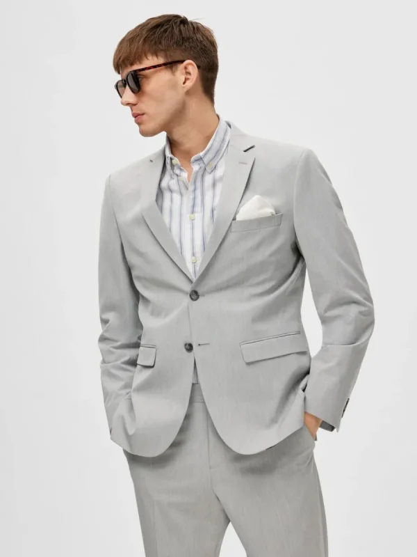 SELECTED SLIM FIT KAVAJ Grey New