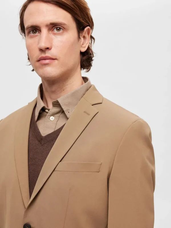 SELECTED SLIM FIT KAVAJ Brown Fashion