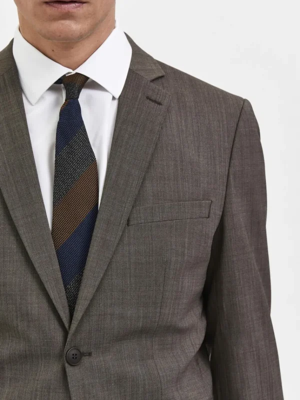 SELECTED SLIM FIT KAVAJ Brown Shop