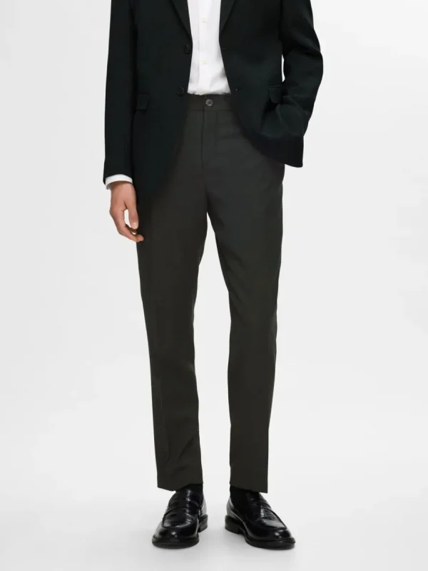 SELECTED SLIM FIT KOSTYMBYXOR Green Best Sale