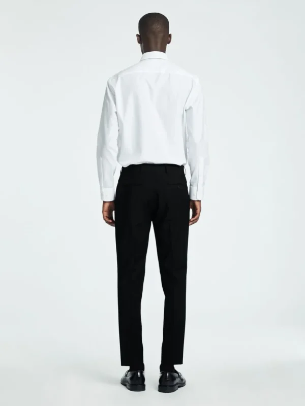 SELECTED SLIM FIT KOSTYMBYXOR Black Online