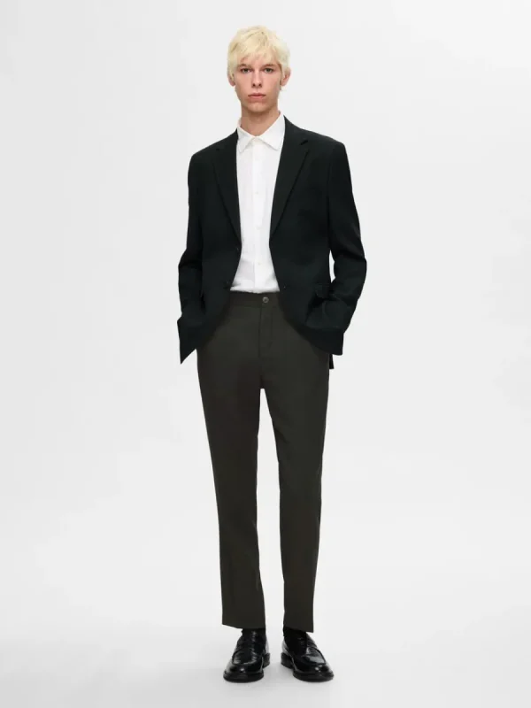 SELECTED SLIM FIT KOSTYMBYXOR Green Best Sale