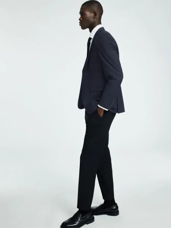 SELECTED SLIM FIT KOSTYMBYXOR Black Online
