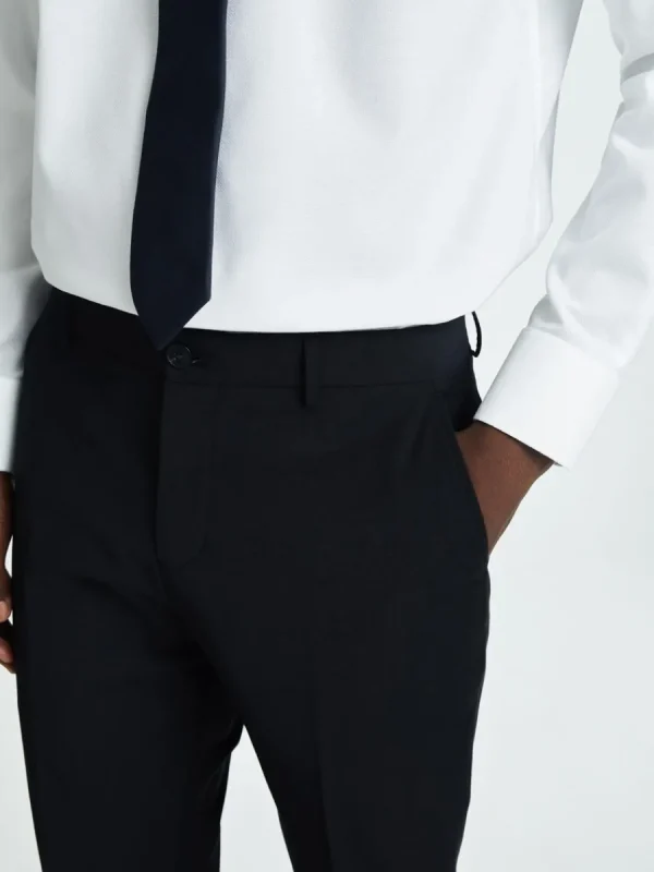 SELECTED SLIM FIT KOSTYMBYXOR Black Online