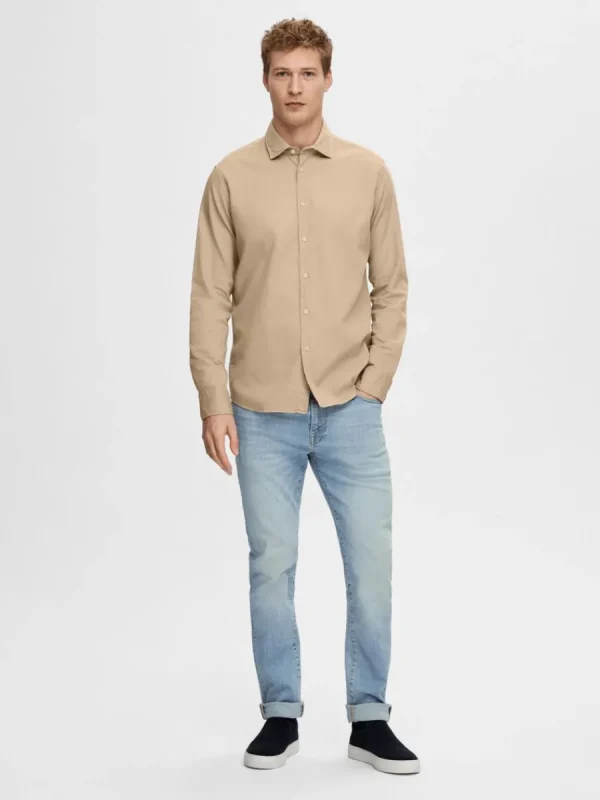 SELECTED 175 SLIM FIT LJUS TVÄTT JEANS Blue Online