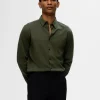 SELECTED SLIM FIT SKJORTA Green Clearance