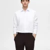 SELECTED SLIM FIT SKJORTA White Cheap