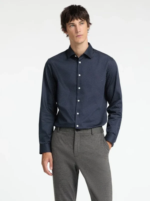 SELECTED SLIM FIT SKJORTA Blue Discount