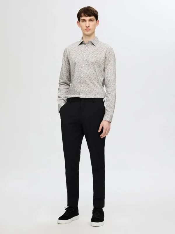SELECTED SLIM FIT SKJORTA Beige Cheap