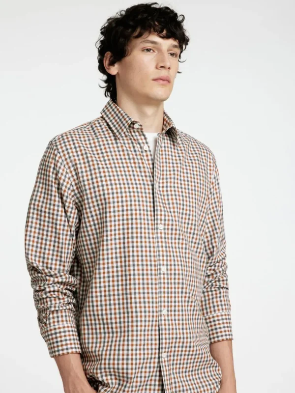 SELECTED SLIM FIT SKJORTA Brown Online