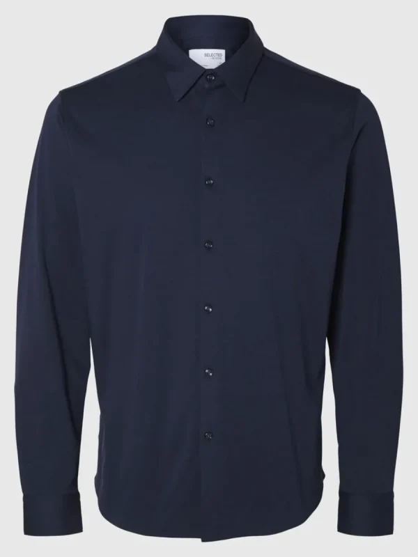 SELECTED SLIM FIT SKJORTA Blue Flash Sale