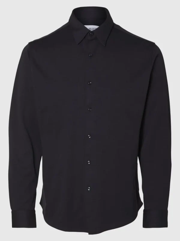 SELECTED SLIM FIT SKJORTA Black Online