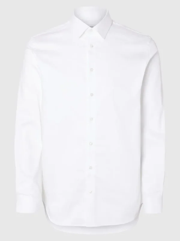 SELECTED SLIM FIT SKJORTA White Cheap
