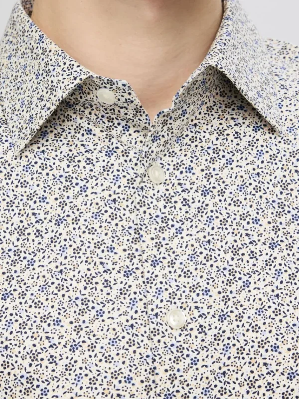 SELECTED SLIM FIT SKJORTA Beige Cheap