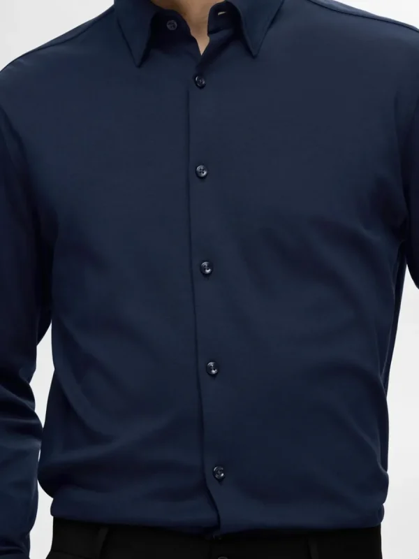 SELECTED SLIM FIT SKJORTA Blue Flash Sale
