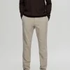 SELECTED 175 SLIM FIT STRUKTURERAD CHINOS Beige Discount