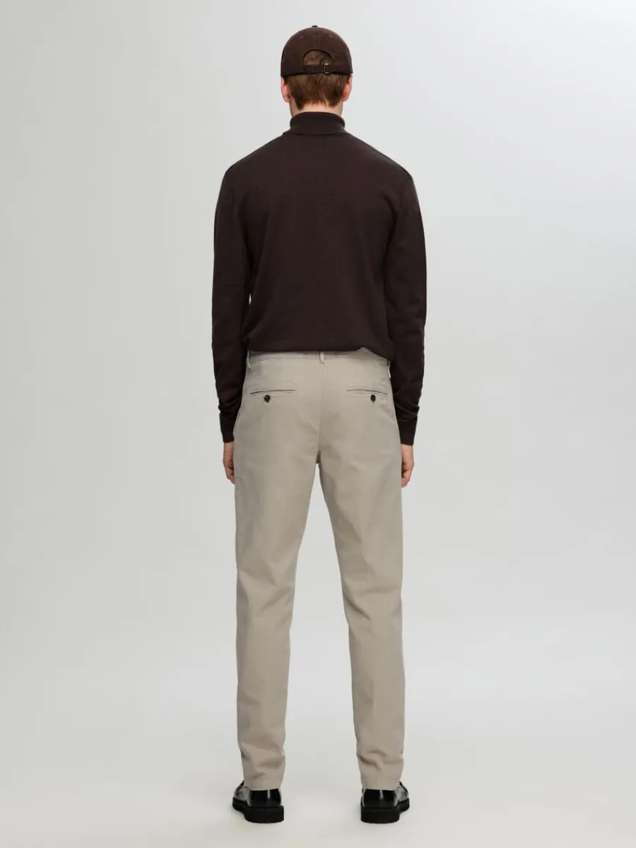 slim_fit_strukturerad_ch_1-2.webp SELECTED 175 SLIM FIT STRUKTURERAD CHINOS Beige Discount