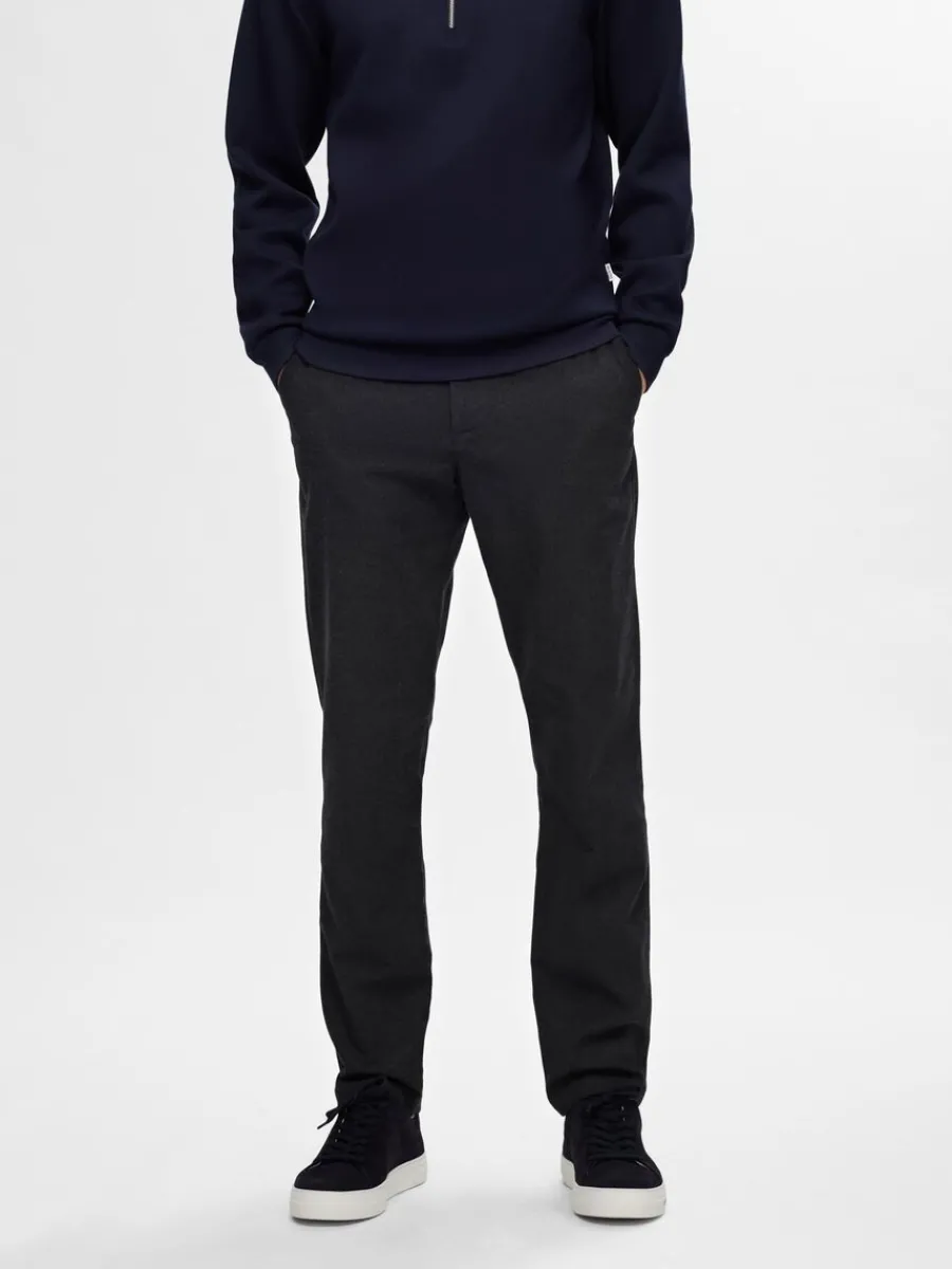 slimfit_brushed_chinos_0-1.webp SELECTED 175 SLIM-FIT BRUSHED CHINOS Black Best Sale