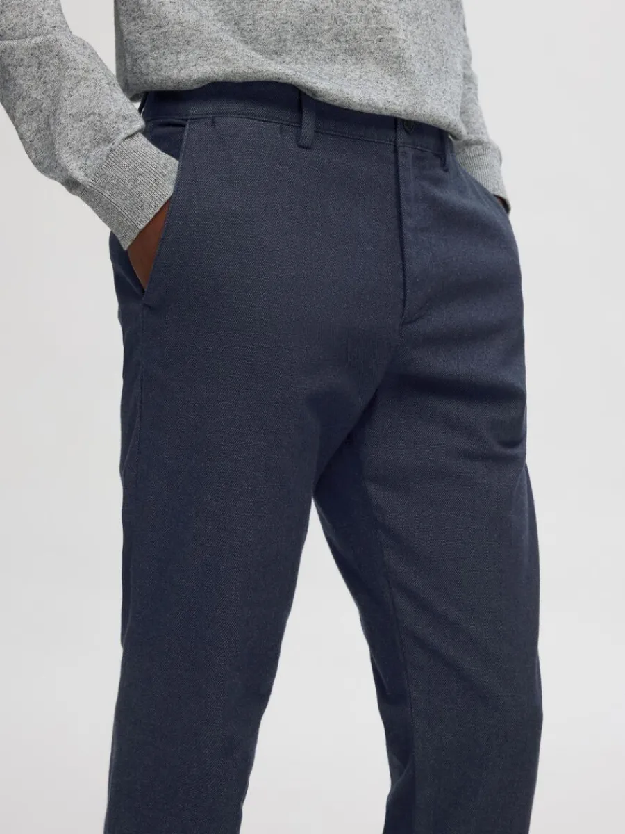 slimfit_brushed_chinos_5-2.webp SELECTED 175 SLIM-FIT BRUSHED CHINOS Blue Best Sale