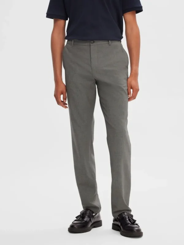SELECTED 175 SLIM-FIT BYXOR Grey New