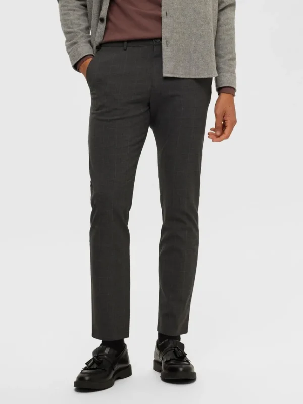 SELECTED 175 SLIM-FIT BYXOR Grey New