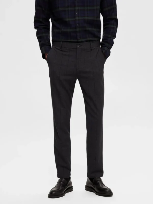 SELECTED 175 SLIM-FIT BYXOR Grey New
