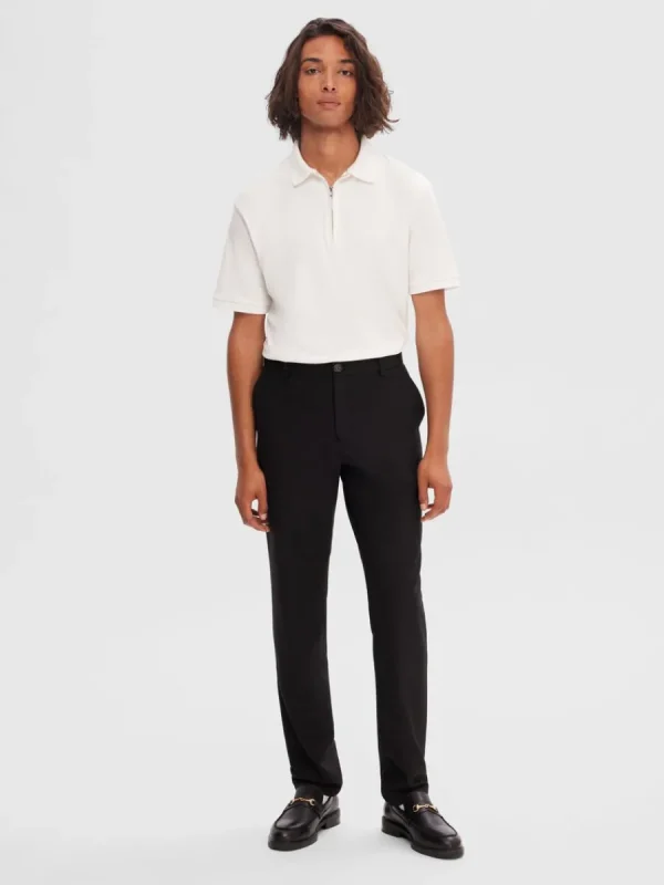 SELECTED 175 SLIM-FIT BYXOR Black Hot