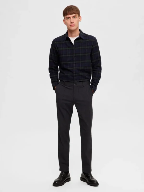 SELECTED 175 SLIM-FIT BYXOR Grey New