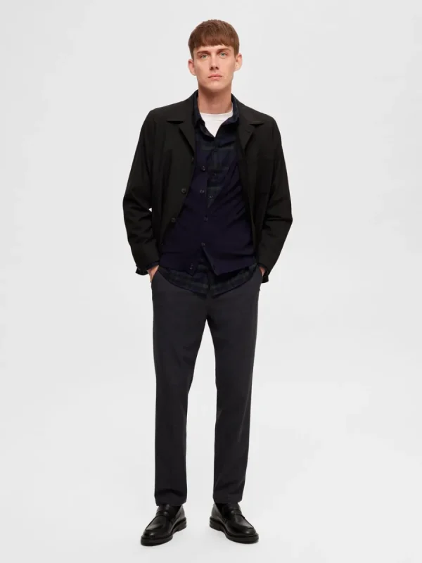 SELECTED 175 SLIM-FIT BYXOR Grey New